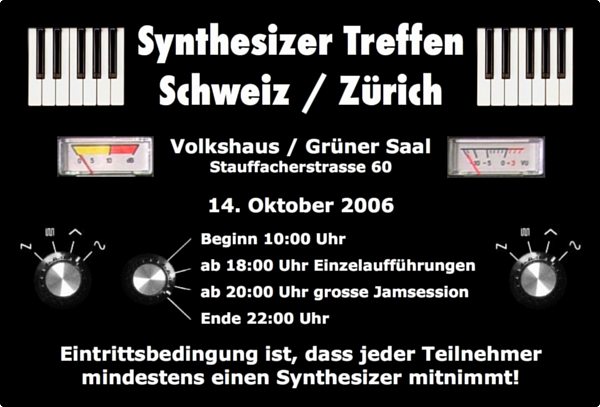 Flyer Synthesizer Treffen 2006